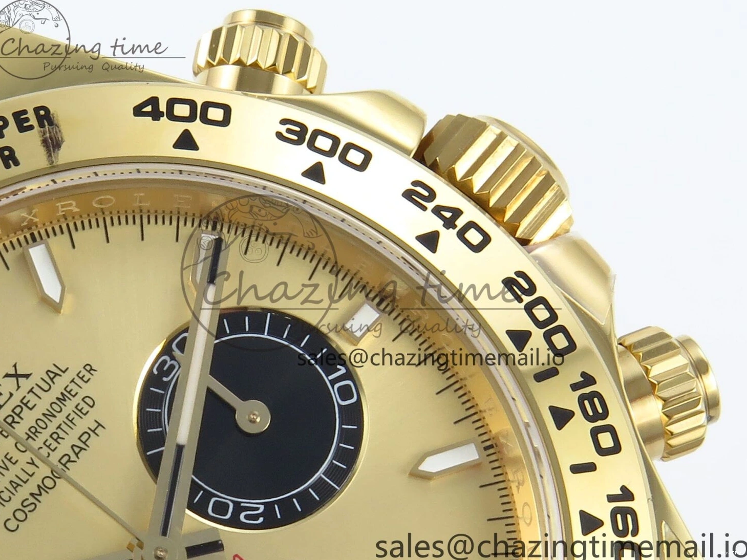 MiroTime 0318 Daytona 126508 APSF 1:1 Best Edition YG Black Dial on YG Braclet SH Unisex 739